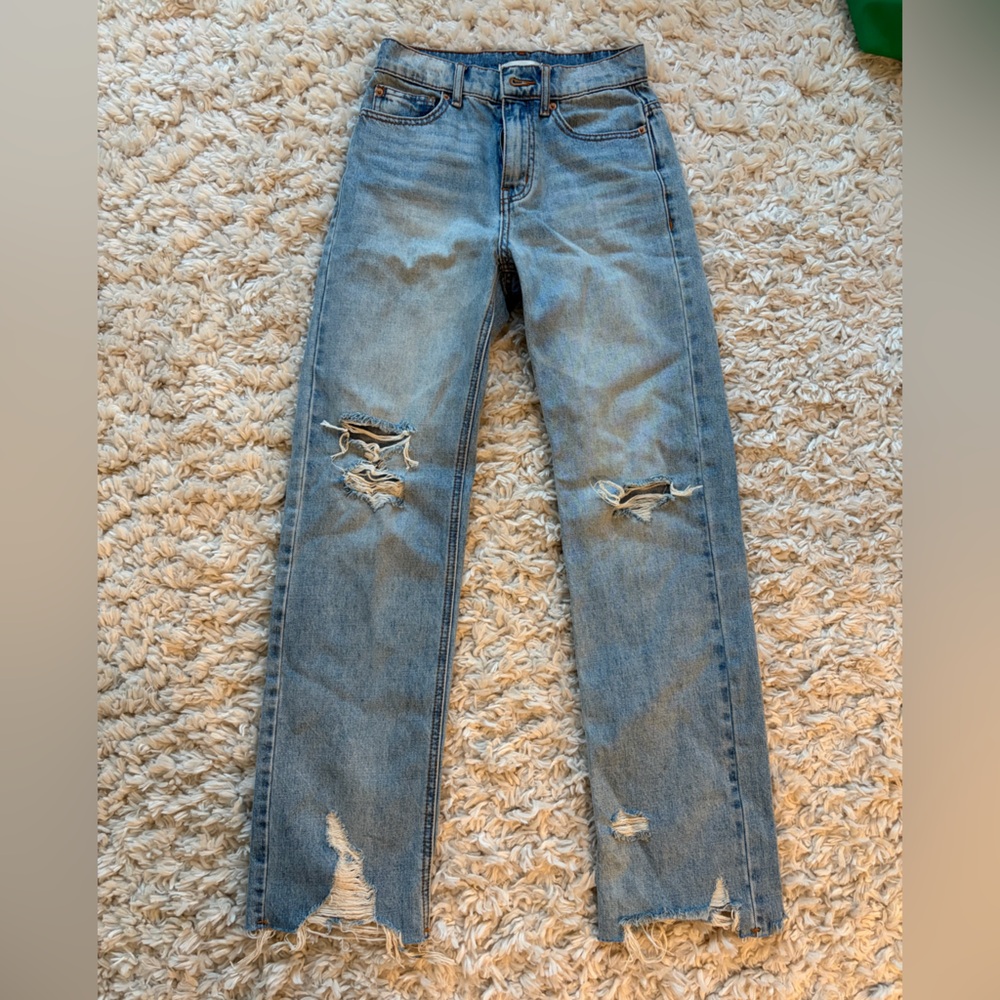 BDG Light Blue High-Rise Skinny Jeans